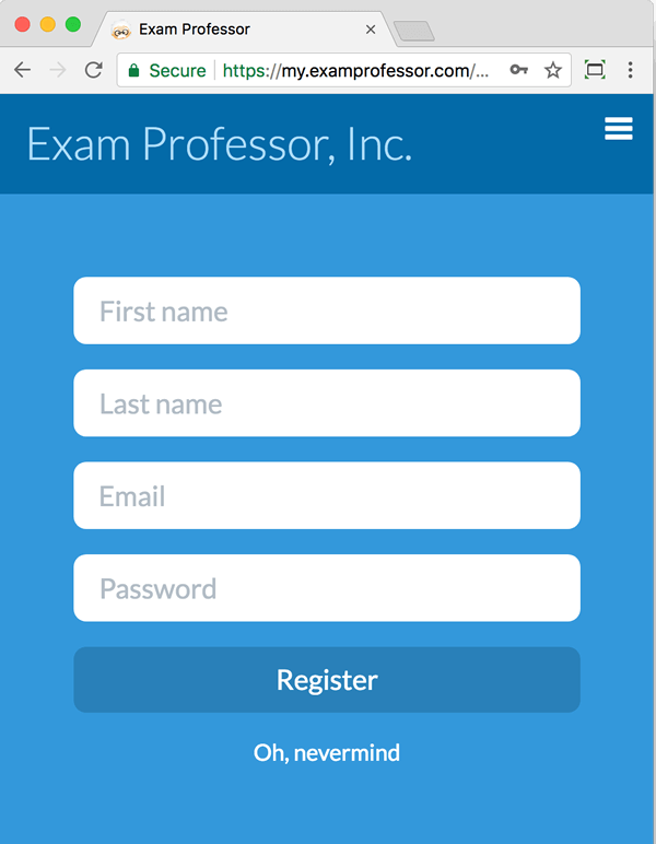 Step 6 - Students will now be able to self-register on their own.